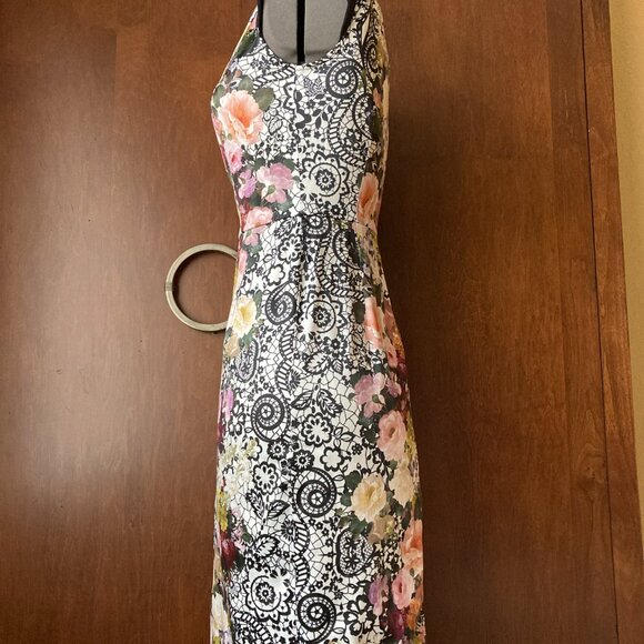 Joseph Ribkoff Floral Print Dress size 4 - Picture 7 of 13